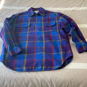 Women’s Jones New York Plaid Shirt.  Size M